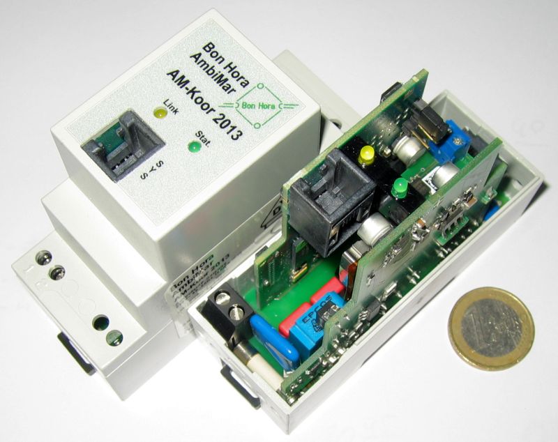 'Koordinator' - 2TE Hutschienen-Webserver mit VDE-Zulassung nach EN60950 f�r �K3 zum
                 Einsatz im Kleinverteiler als Kern eines Hausautomatisierungs-Systems